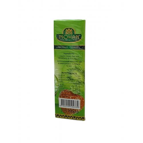 Чай Mohan зелений Strawberry & Kiwi 100 г 