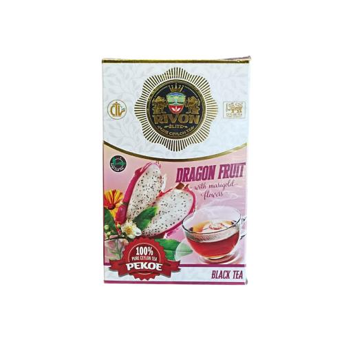 Чай Rivon Dragon Fruit with Marigold Pekoe чорний 100 г