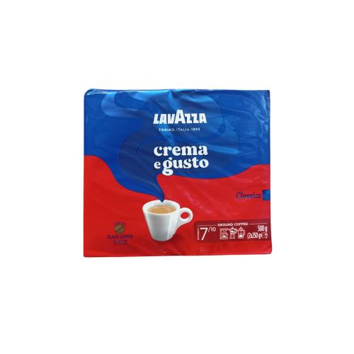 Кава Lavazza Crema E Gusto Classico внутрішній ринок сіра мелена 250 г