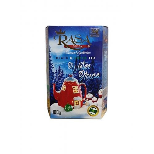 Чай RASA чорно-зелений Winter House 100 г 