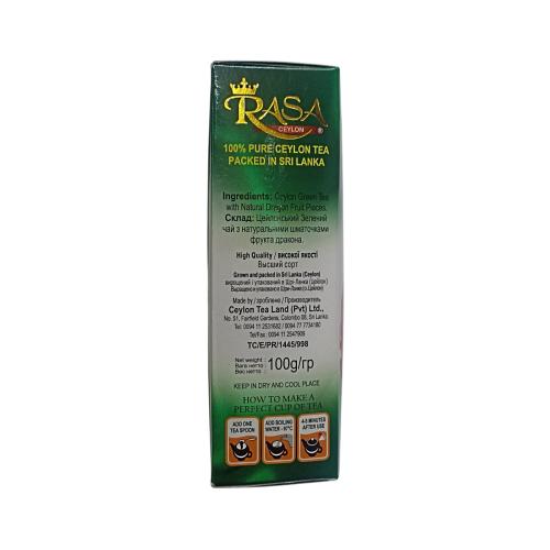 Чай Rasa зелений ароматизований Dragon Fruit 100 г (48)