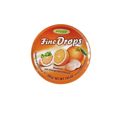 Льодяники Fine Drops Woogie Апельсин 200 г 