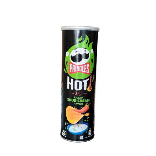 Чіпси Pringles з смаком сметани цибулі та перцю чілі 160 грам 