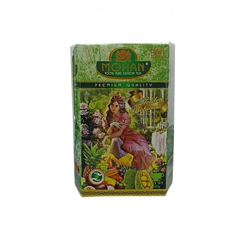 Чай Mohan зелений ароматизований Golden Tropical 100 г 