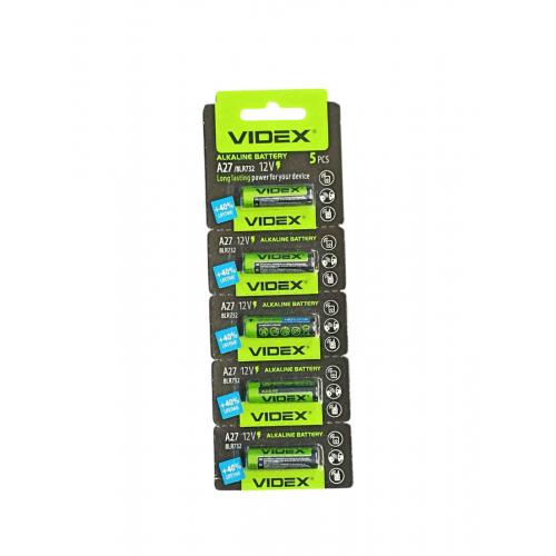 Батарейка лужна Videx A 27 12V 