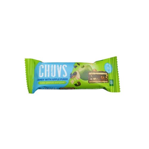 Цукерки Chuvs яблучне пюре, арахіс 30г (36)