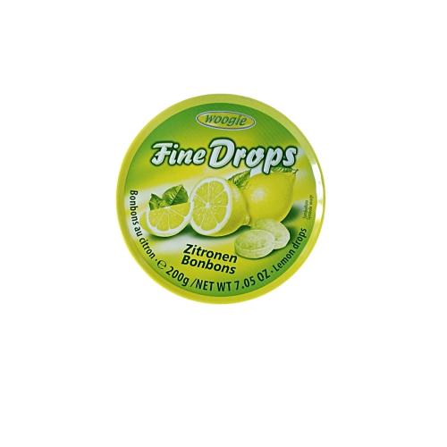 Льодяники Fine Drops Woogie Лимон 200 г 