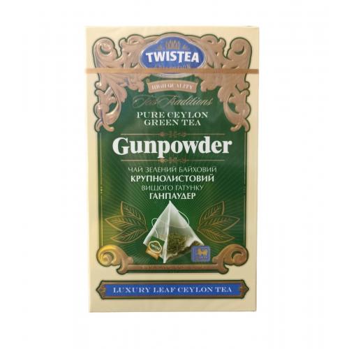Чай TWISTEA  зелений Gun Powder пірамідка 20 п 