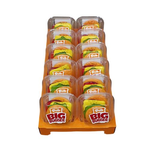 Конфеты жевательные Trolli Burger big 50 г 