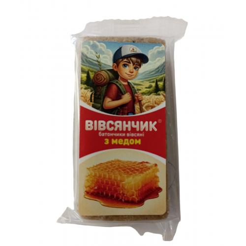 Батончик Вівсянчик з медом без цукру 60 г