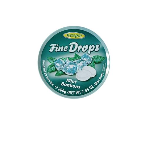 Льодяники Fine Drops Woogie М`ята 200 г 