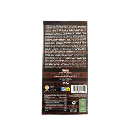 Шоколад Torras Africa 85 % cacao Без цукру 100 г 