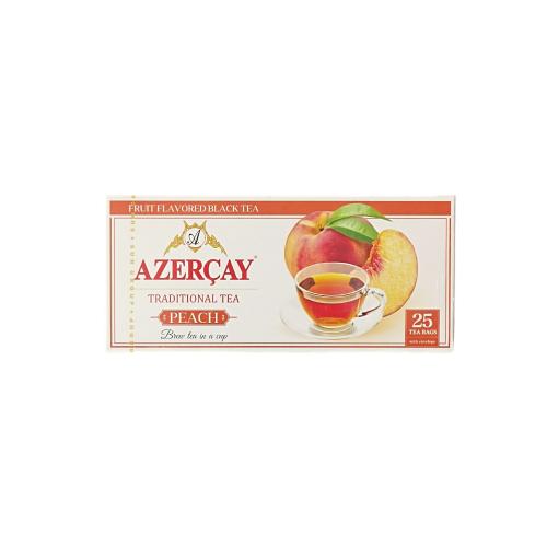 Чай Azercay чорний з ароматом персика  в конверті 25 п (24)