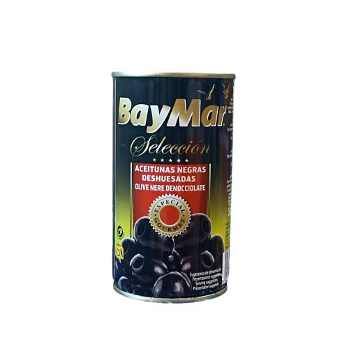 Оливки BayMar чорні без кісточки 350 г