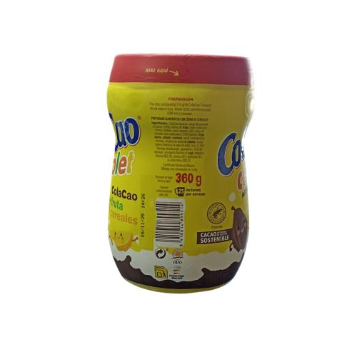 Какао розчинне ColaCao з фруктами і злаками 360г 
