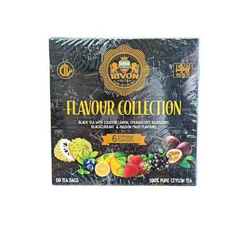 Чай Rivon Flavour Collection чорний асорті 60 п