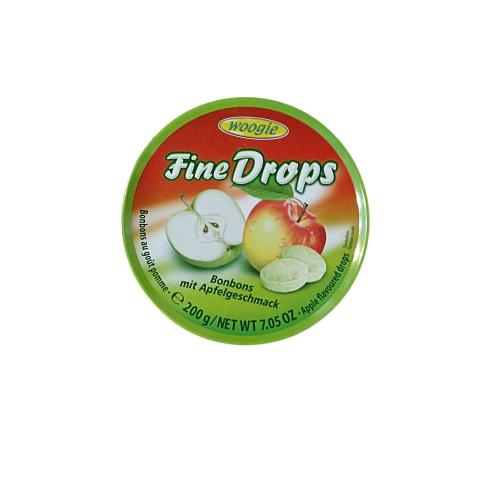 Льодяники Fine Drops Woogie Яблуко 200 г  