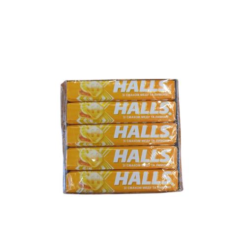 Льодяники Halls Мед та лимон 25,2 г (20)