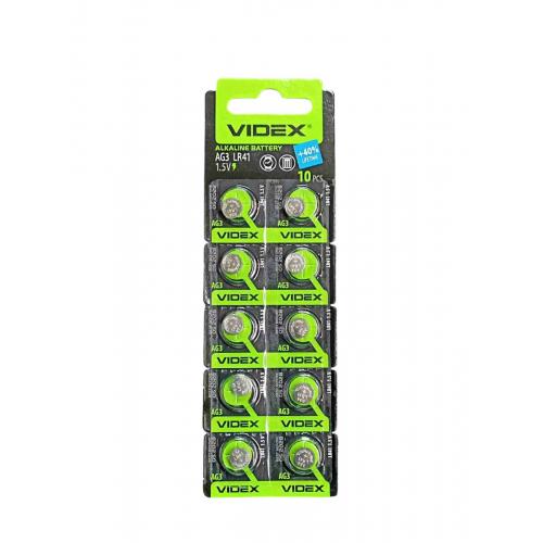 Батарейка Videx AG3 LR41 1.5V