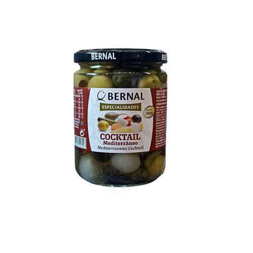 Оливки Bernal Коктейль середземноморський 436 г