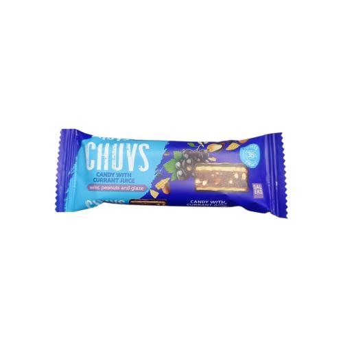 Конфеты Chuvs яблочное пюре, сок смородины, арахис 30г (36)