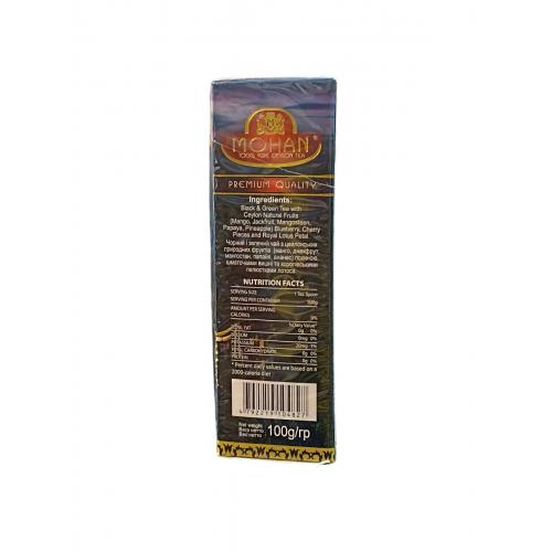 Чай Mohan чорно-зелений ароматизований Ceylon Night 100 г 
