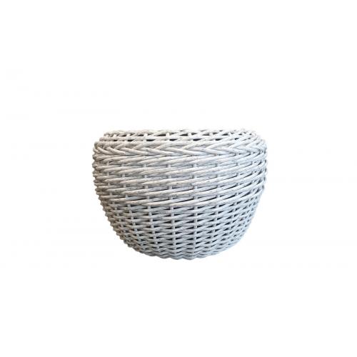 Кашпо зі штучного ротангу 