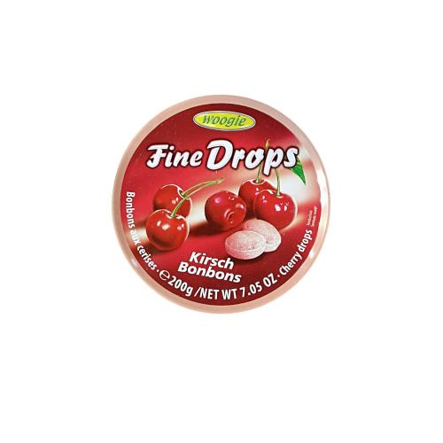 Льодяники Fine Drops Woogie Вишня 200 г 