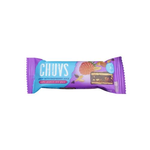 Цукерки Chuvs яблучне пюре, малиновий сік, арахіс 30г (36)
