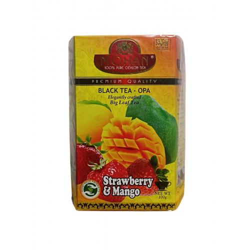 Чай Mohan чорний Strawberry Mango 100 г 