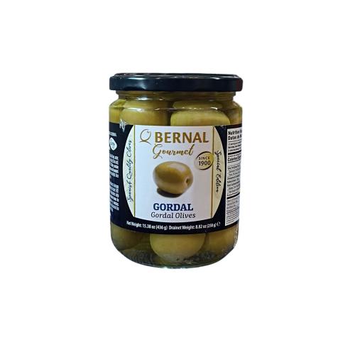 Оливки Bernal Gourmet гігант з кісточкою 436 г