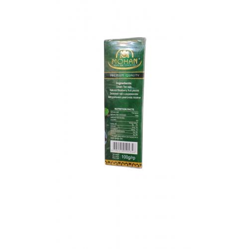 Чай Mohan зелений Blueberry 100 г 