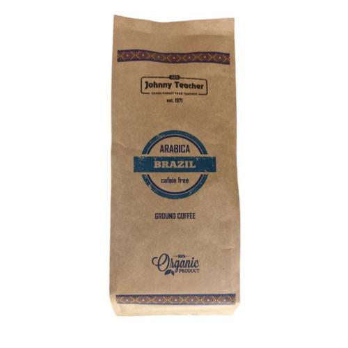 Johnny Teacher кава мелена Brazil Dekaf 453 г