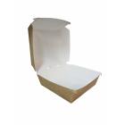 Коробка для бургеров 110х110х70 крафт